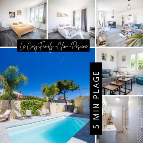 COSYFAMILY 1er étage Piscine -WIFI- NEUF-FAMILLE -15MIN PLAGE - TOP PROS SERVICESConciergerie